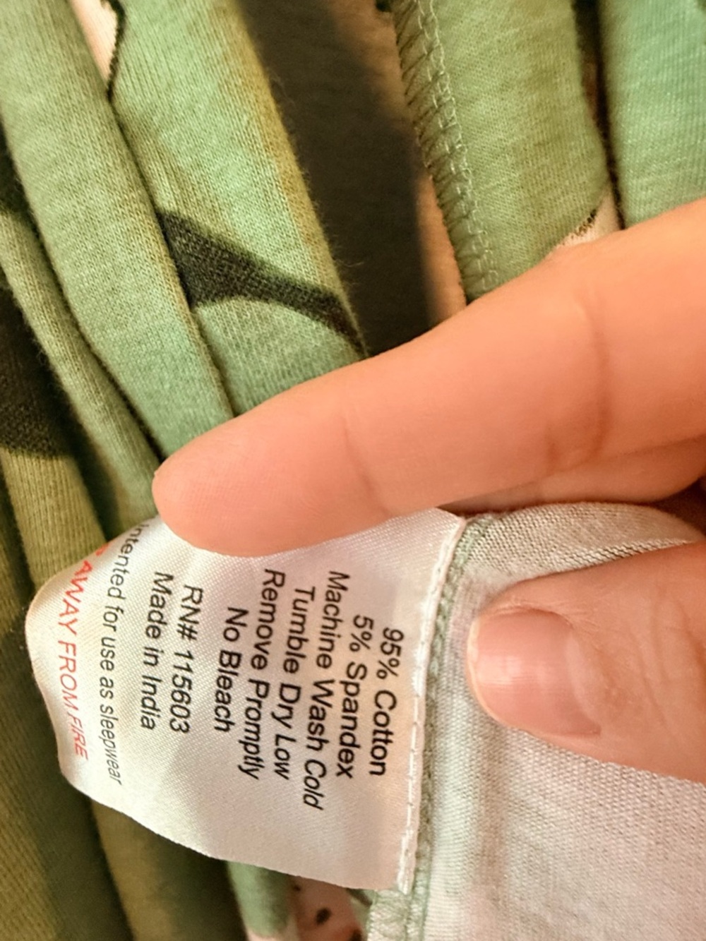 Baby Be Mine Green Floral Robe - Picture 10 of 10